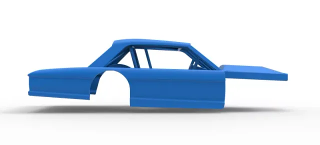 Shell of Vintage Asphalt Modified stock car V11 Scale 1:25 — Image 15 of 25