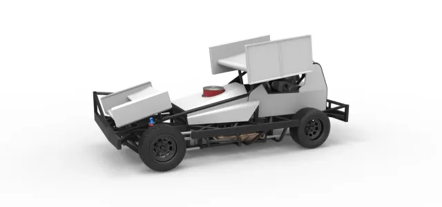 BriSCA Formula 1 Stock Car for Asphalt Scale 1:25 — Фото 31 из 31