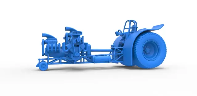 Diecast Pulling tractor with 4 engines V8 Version 6 Scale 1:25 — Image 13 of 31
