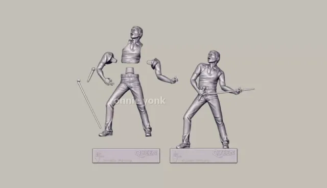 Freddie Mercury - Queen 3D printing — Image 3 of 12