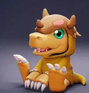 Agumon Hight print3D