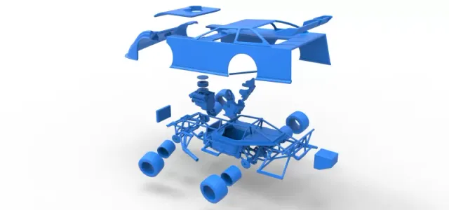 Super Dirt Late model for Pavement while turning Scale 1:25 — Фото 30 из 30