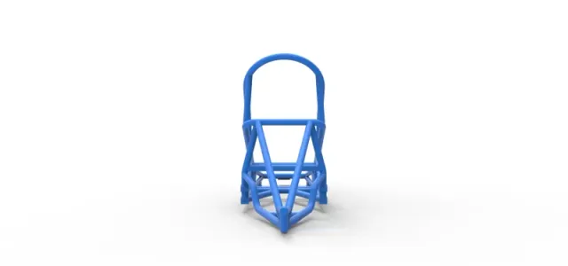Frame of old school Front engine dragster Version 6 Scale 1:25 — Image 11 of 12