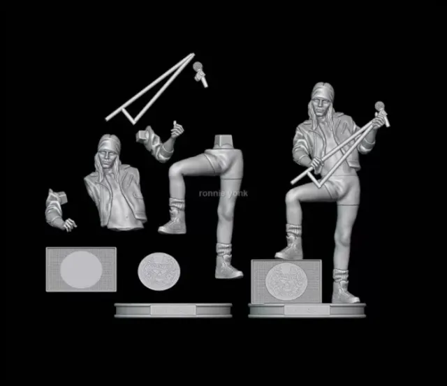 Axl Rose GNR - 3d printing — Фото 3 из 14