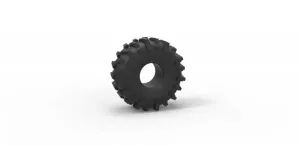 Diecast offroad tire 25 Scale 1 to 10