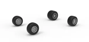 Wheel Set of Quarter Midget Scale 1:16