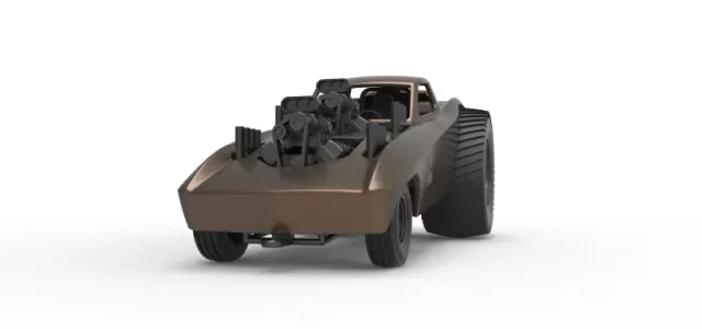 Diecast Pulling truck 2wd with Car shell Version 2 Scale 1:25 — Фото 6 из 26