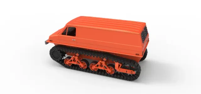 Vintage Monster tank Version 3 Scale 1:25 — Image 9 of 31