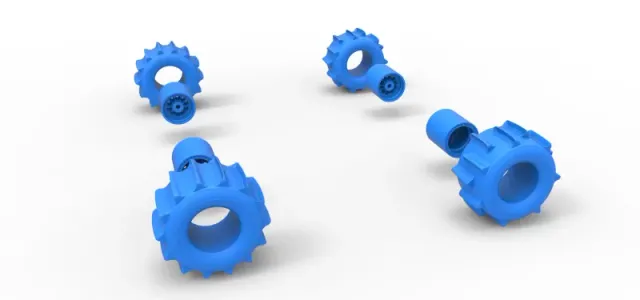 Wheel Set of Formula Off Road Scale 1:25 — Image 10 of 12