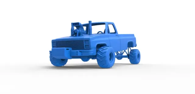 Diecast old school pulling truck 4wd Scale 1:25 — Фото 15 из 30