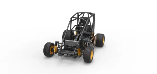 600 Micro sprint car Base Scale 1:25 — Image 5 of 31