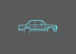 BMW - Turbo 2002 Wall Art