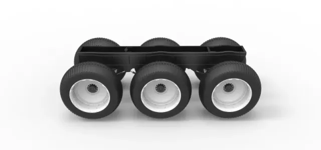 Diecast Chassis of 6x6 Monster Truck Version 3 Scale 1:25 — Фото 10 из 25