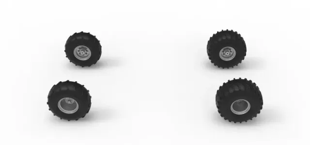 Wheel set of Mud dragster Version 3 Scale 1:25 — Image 6 of 14