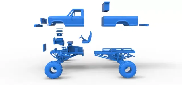Wheel Standing Mega Truck Scale 1:25 — Image 22 of 25
