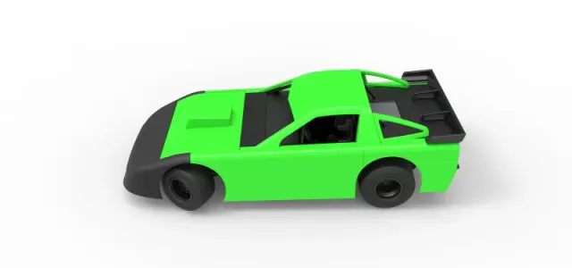 New Zealand Super Saloon race car while turning Scale 1:25 — Фото 10 из 31