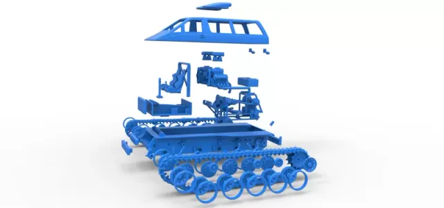Vintage Monster tank Version 6 Scale 1:25 — Image 28 of 30