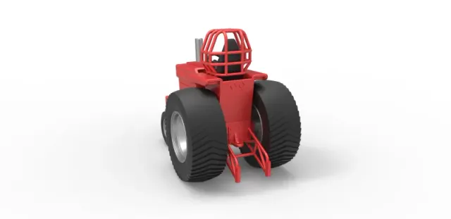 Fun short Pro Stock Pulling Tractor Version 1 Scale 1:25 — Фото 10 из 31