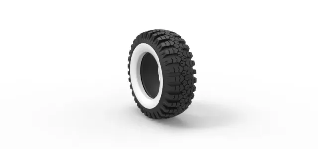 Diecast military Ural Whitewall tire O-47A Scale 1:25 — Image 8 of 12