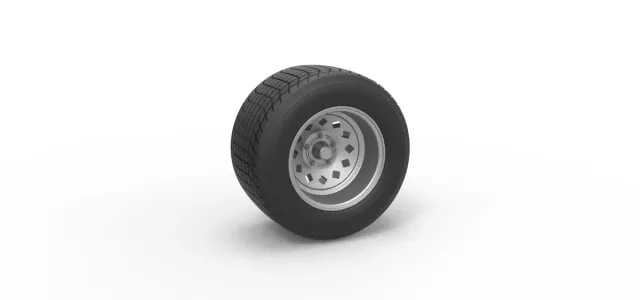 Wheel of Vintage Dirt race car V4 Scale 1:25 — Фото 12 из 12