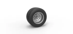 Wheel of Vintage Dirt race car V4 Scale 1:25