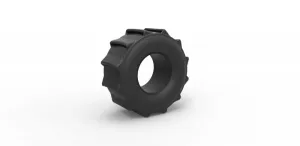 Diecast mud dragster tire Scale 1 to 25