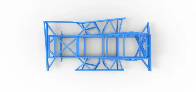 Frame of BriSCA Formula 1 Stock Car Scale 1:25 — Фото 9 из 19