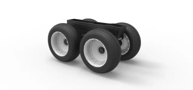 Diecast Chassis of vintage monster truck Scale 1:25 — Фото 12 из 29