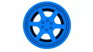 Wheel with 6 Spoke