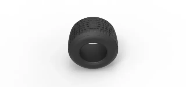 Diecast Dirt Sprint racing tire 2 Scale 1:25 — Image 6 of 8