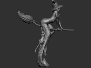 Waifu - Witch Model Print3D