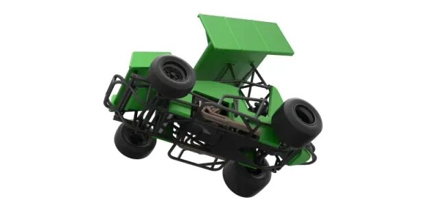 Diecast Winged Sprint car Scale 1:25 — Image 3 of 30