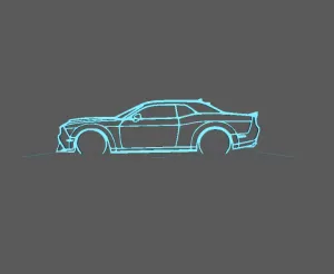 Dodge - Challenger SRT Wall Art