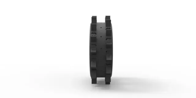Diecast Rear wheel from old tractor — Фото 3 из 4