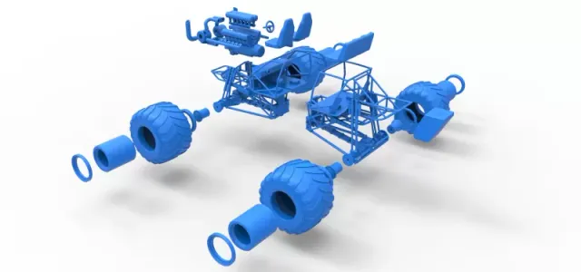 Monster truck base Version 3 Scale 1:25 — Image 24 of 26