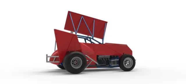 Winged Sprint car Version 2 Scale 1:25 — Фото 21 из 30