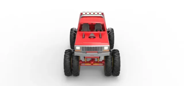 Vintage Monster Truck with double wheels Scale 1:25 — Фото 8 из 31