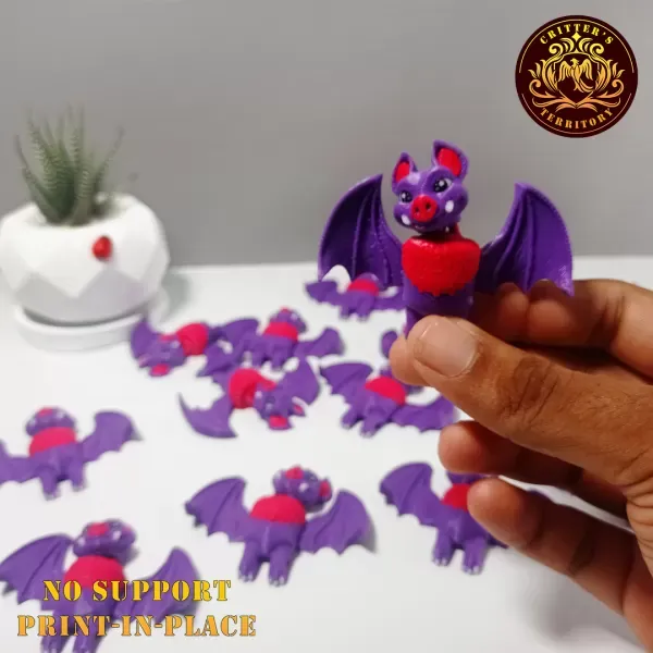 Flexi Mini Bat | Halloween Special | No support | Print in Place — Image 4 of 6