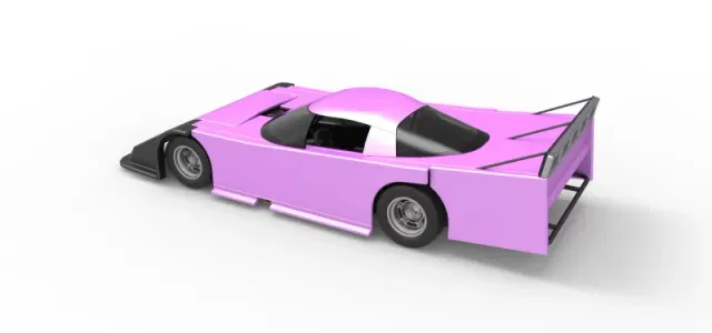 Asphalt Outlaw Super late model Scale 1:25 — Image 12 of 31