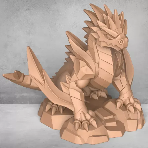 Medieval Dragon Warrior Statue — Фото 6 из 6