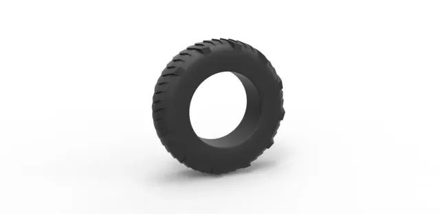 Diecast pulling tractor rear tire 8 Scale 1:25 — Фото 9 из 9