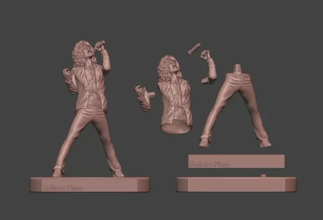 robert plant - zeppelin 3dprinting — Image 3 of 10