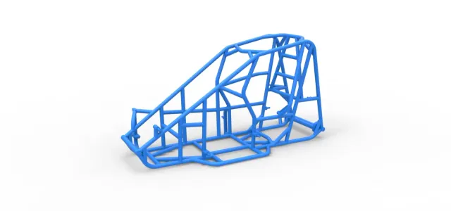 Frame of Pavement 600 Micro sprint car Scale 1:25 — Фото 17 из 17