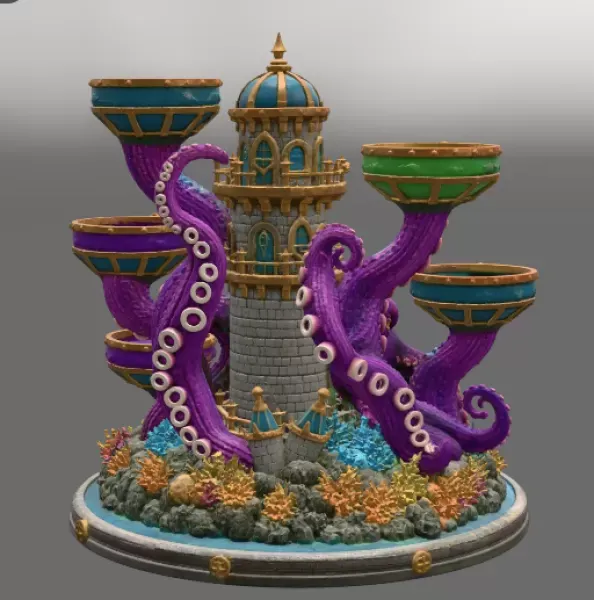 Kraken Citadel Organizer STL File for 3D Print — Фото 10 из 16