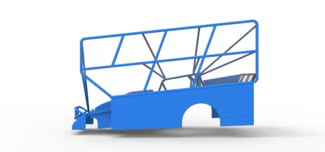Shell of Northeast Dirt Modified stock car with side wing 1:25 — Фото 7 из 29