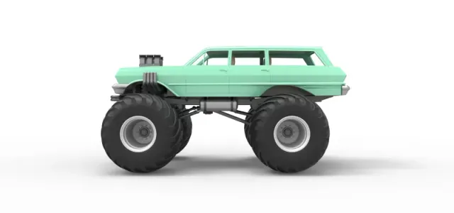 Vintage Monster Truck Scale 1:25 — Фото 9 из 21