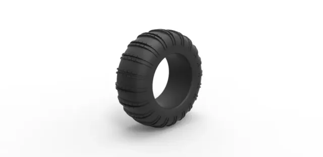 Diecast Dune buggy rear tire 22 Scale 1:25 — Image 2 of 8