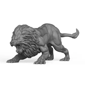 3D Printable Lion