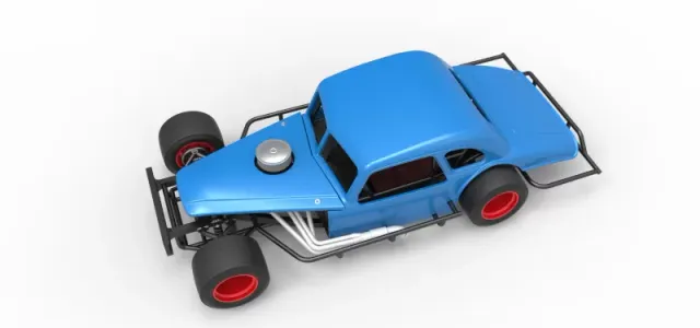Vintage Asphalt Modified stock car V5 Scale 1:25 — Фото 4 из 26