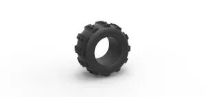 Dune buggy rear tire 32 Scale 1:25